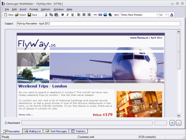SamLogic MultiMailer screen shot