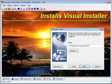 Easy to design a beautiful setup wizard