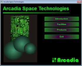 Menu interface for a USB flash drive (example 3)