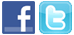 Facebook and Twitter