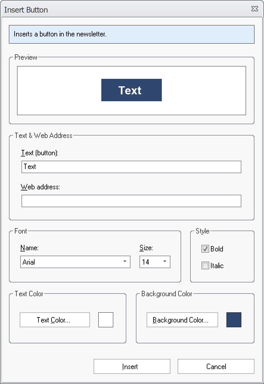 Insert Button dialogbox (1)