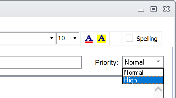 Priority - Normal or High