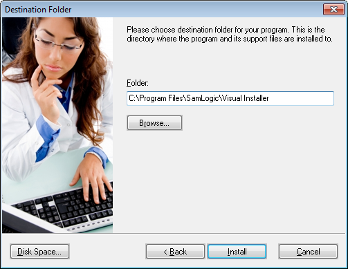 Setup dialog box picture 2 - Female doctor