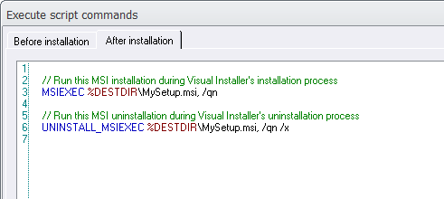 MSIEXEC and UNINSTALL_MSIEXEC
